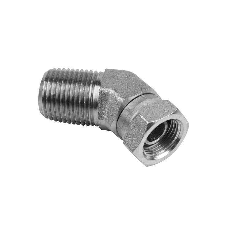 1503 - Pipe Male to Pipe Swivel Female Elbow 45°